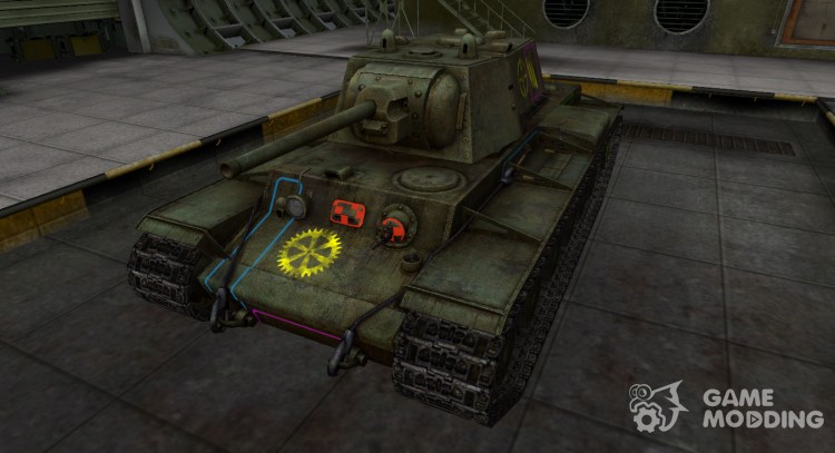 Contorno de la zona de ruptura del KV-1 para World Of Tanks