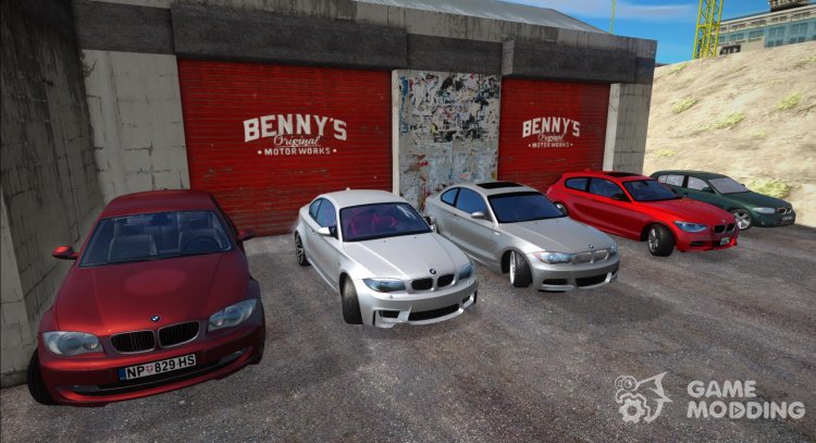 BMW 1-Series Car Pack (118i, 120i, 135i, 1M) (The Best) for GTA San Andreas