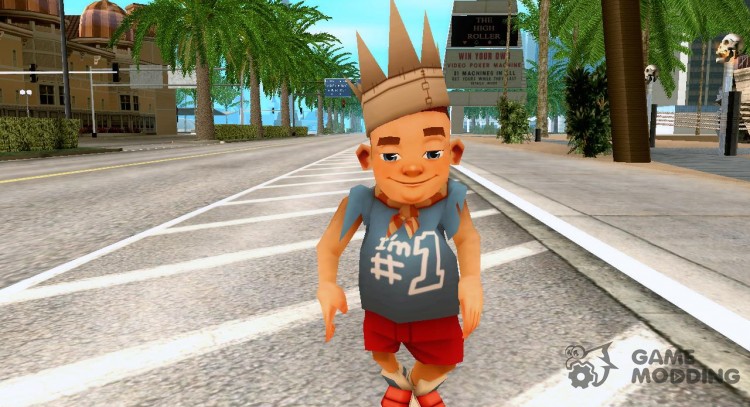 El personaje de Subway Surfers (Android) para GTA San Andreas