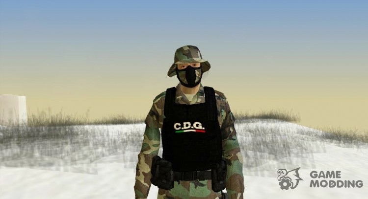 Террорист каратель для GTA San Andreas