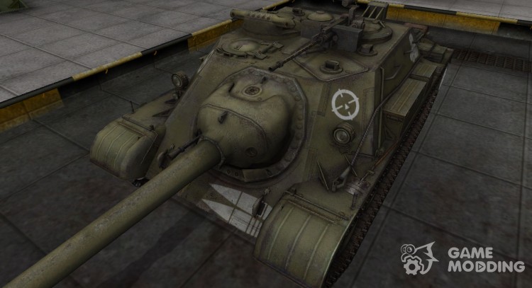 Breaking through the zone contour for the Su-122-54 for World Of Tanks