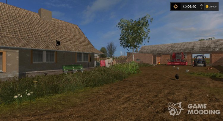 Маленькая деревня для Farming Simulator 2017