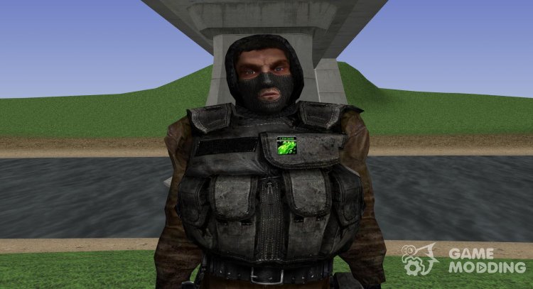 Miembro de la agrupación babosas Negras de S. T. A. L. K. E. R. v.1 para GTA San Andreas