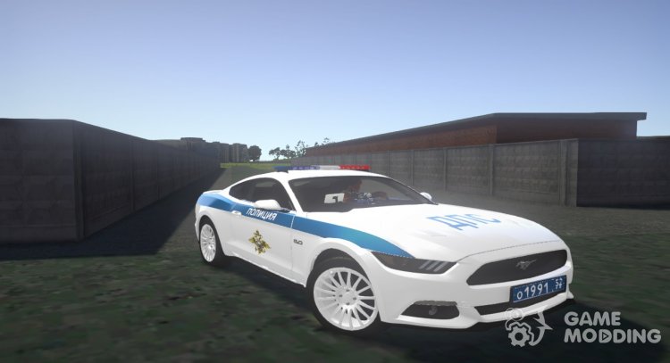 Ford Mustang GT 2015 Police DPS for GTA San Andreas