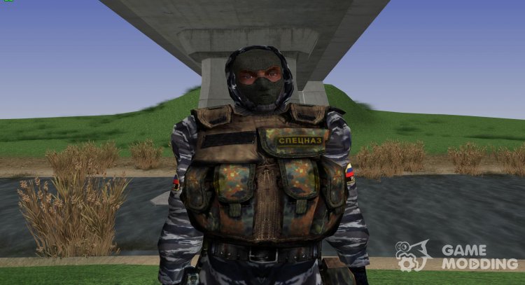 Member of the Russian special forces of S. T. A. L. K. E. R V. 5 for GTA San Andreas