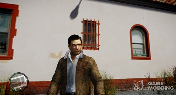 Vito de Mafia II en una chaqueta de cuero para GTA 4