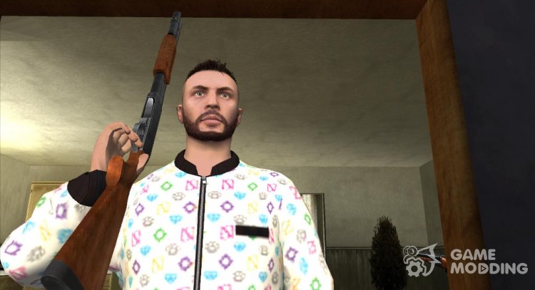 Парень в куртке из New DLC для GTA San Andreas