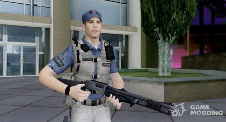 COD AW Jon Bernthal Security Guard для GTA San Andreas