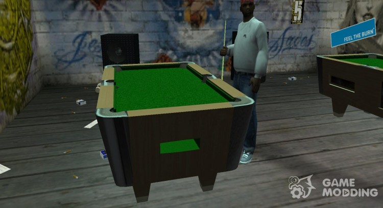 New pool table for GTA San Andreas