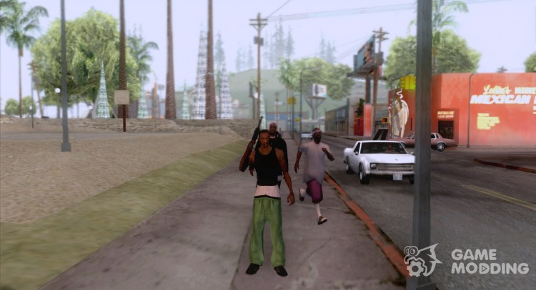 Pantalones para CJ para GTA San Andreas