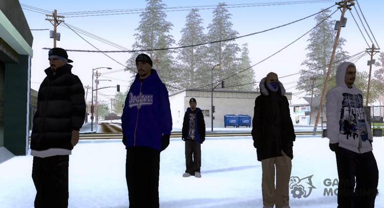 Locotes Winter Modpack by DANXVII для GTA San Andreas