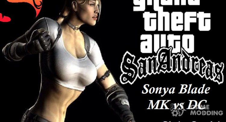 Соня Блейд из Mortal Kombat против DC для GTA San Andreas
