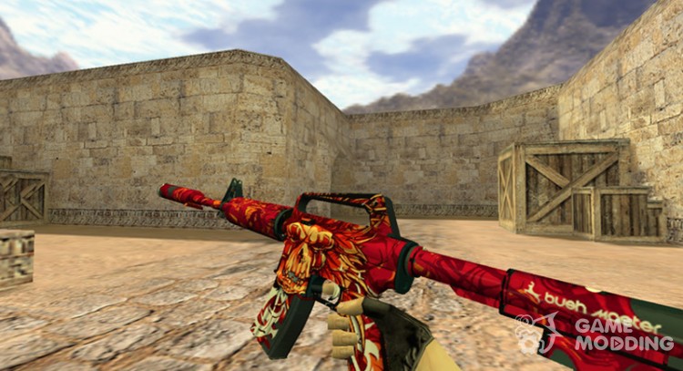M4A1 Mummy lion for Counter Strike 1.6