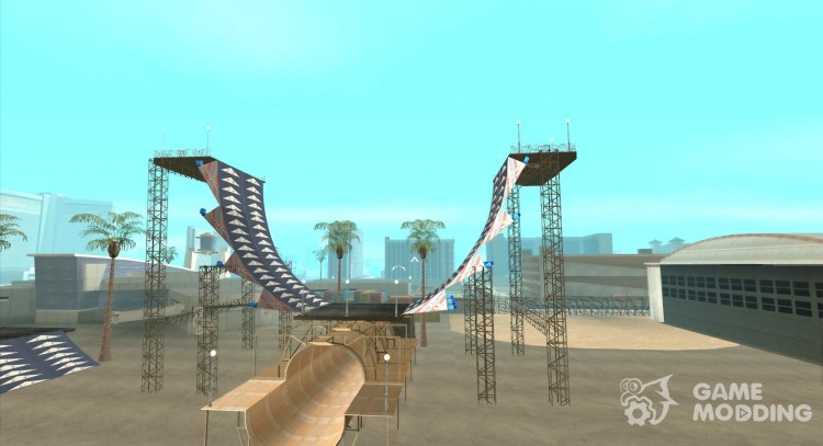 Drift track & stund map для GTA San Andreas