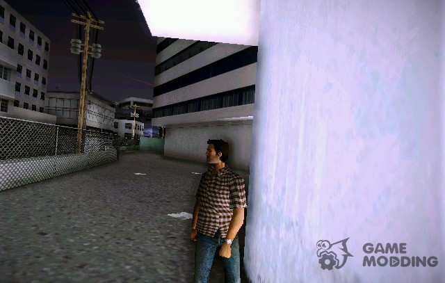 Клетчатая рубашка и джинсы для GTA Vice City