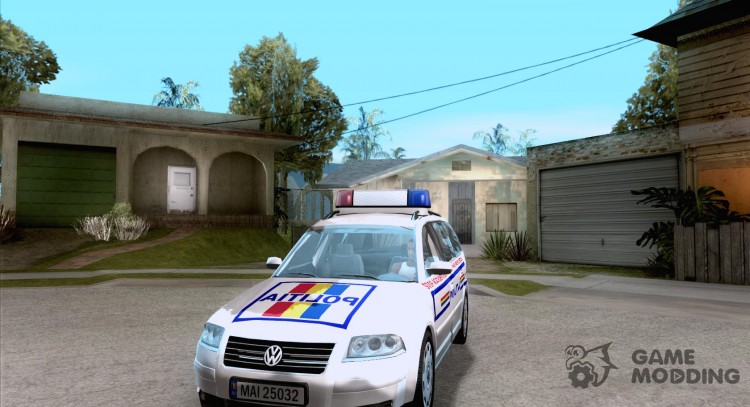 VW Passat B5 Variant Politia Romana + for GTA San Andreas