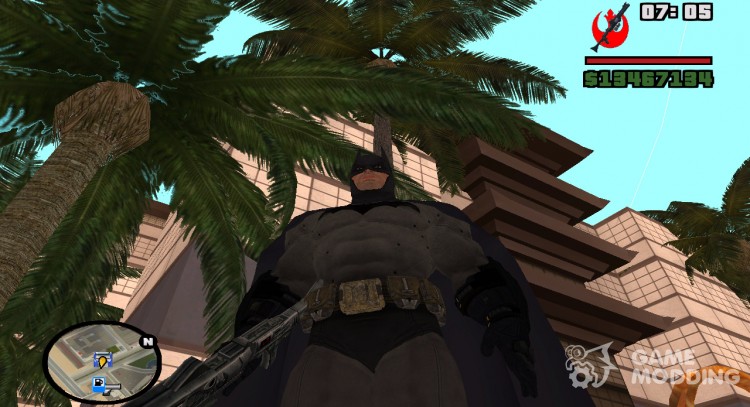 Batman and his weapons for GTA San Andreas