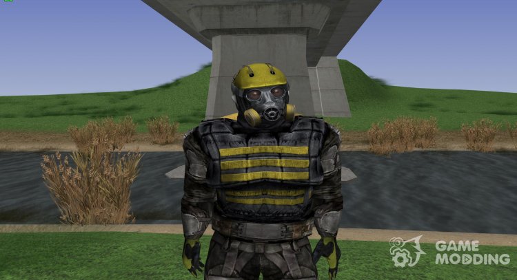 Member of the group Intercept in the Exo without servos of S. T. A. L. K. E. R for GTA San Andreas