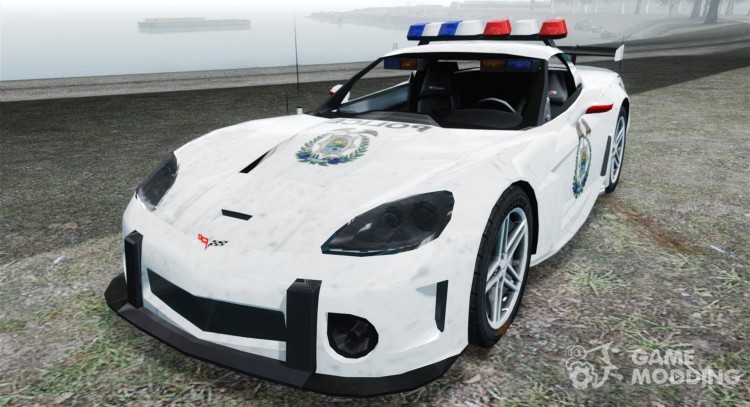 Chevrolet Corvette Z06 Police для GTA 4