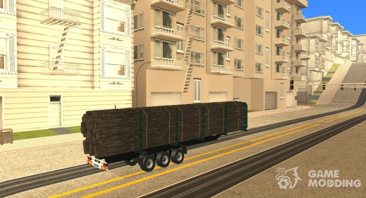 The trailer KRONE timber truck for GTA San Andreas
