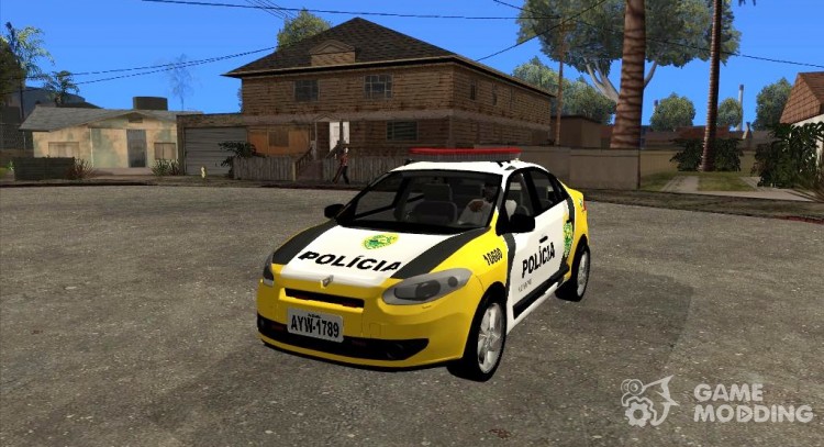 Renault Fluence Police (PMPR) para GTA San Andreas
