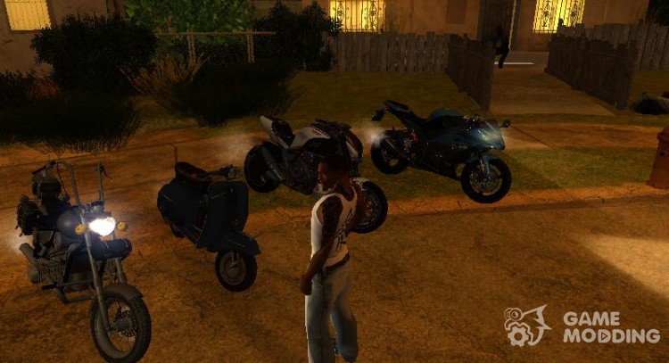 Пак мотоциклов и велосипедов (By Babay) v.2 для GTA San Andreas