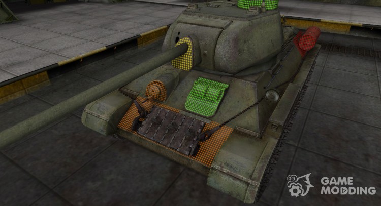 La zona de ruptura del T-34-85 para World Of Tanks