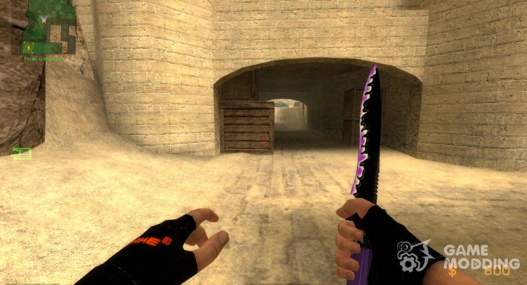Neón violeta cuchillo para Counter-Strike Source