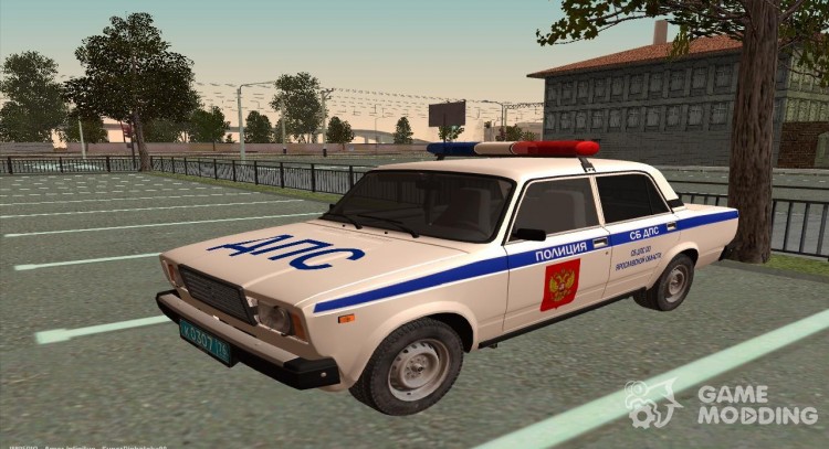 Vaz-2107, la Policía de la Ciudad de yaroslavl para GTA San Andreas