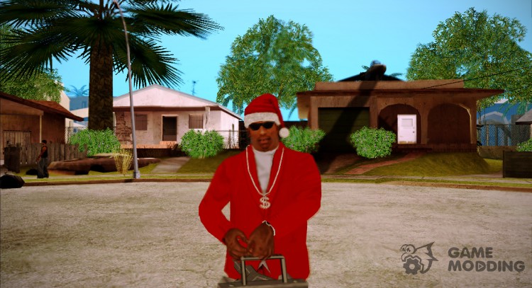 Gorro de navidad para GTA San Andreas