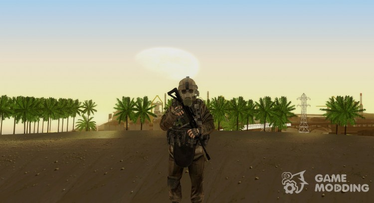 A soldier AIRBORNE (CoD MW2) v2 for GTA San Andreas