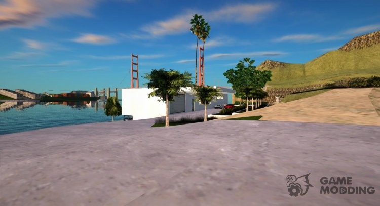 Вилла Ф интерьер конспиративной квартире и новый гараж для GTA San Andreas