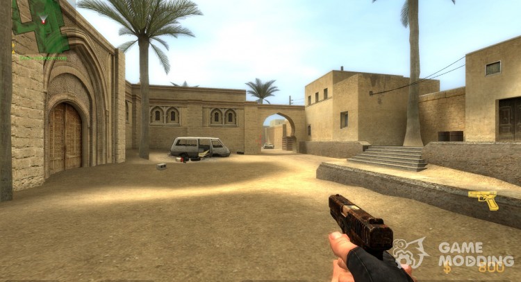 Rusty glock for Counter-Strike Source