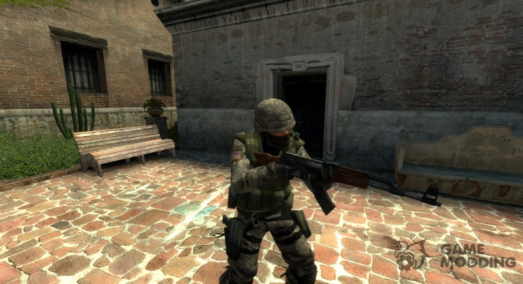 США цифровой камуфляж V.3 для Counter-Strike Source