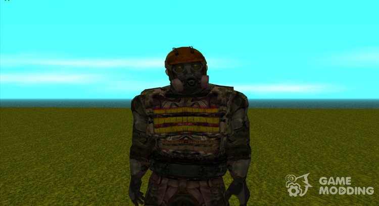 Miembro del grupo Ultimátum en el exoesqueleto sin servos de S. T. A. L. K. E. R para GTA San Andreas