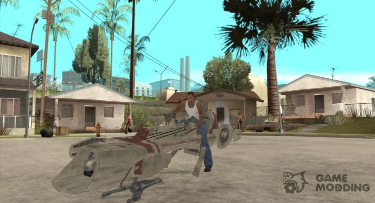 Star Wars speedbike para GTA San Andreas