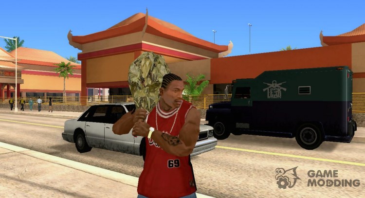 Posee una escoba para GTA San Andreas