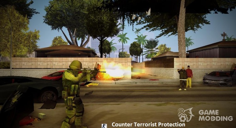 Counter terrorist Protection for GTA San Andreas