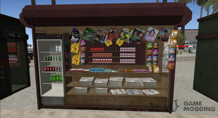 New kiosks from GTA 4 v2.3 (Mod Loader)
