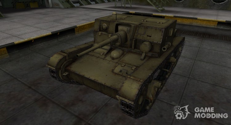 The skin for the at-1 in rasskraske 4BO for World Of Tanks