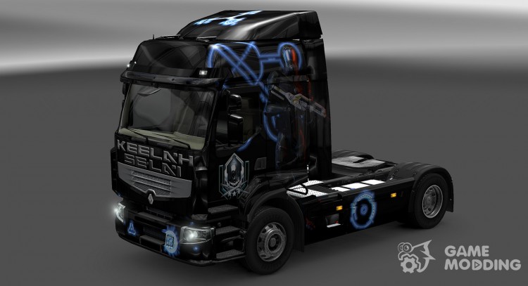 Скин Keelah Se'lai для Renault Premium для Euro Truck Simulator 2