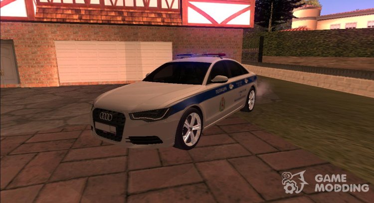 Audi A6 Policía para GTA San Andreas