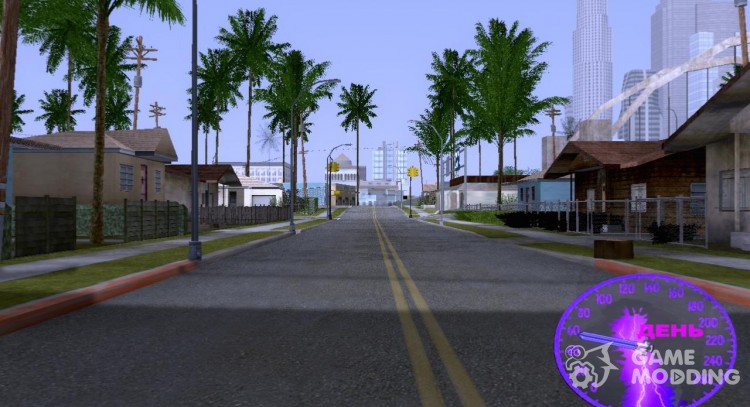 Красивый спидометр для GTA San Andreas