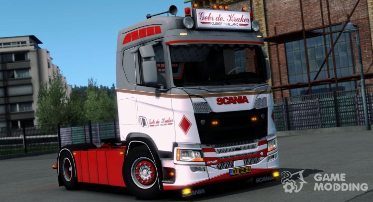Scania R520 Gebr De Kraker para Euro Truck Simulator 2
