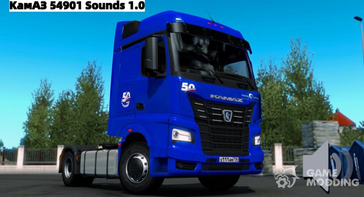 KAMAZ 54901 Sounds 1.0 para Euro Truck Simulator 2