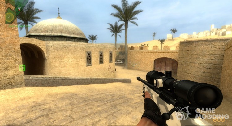 Black and white camouflage for Counter-Strike Source