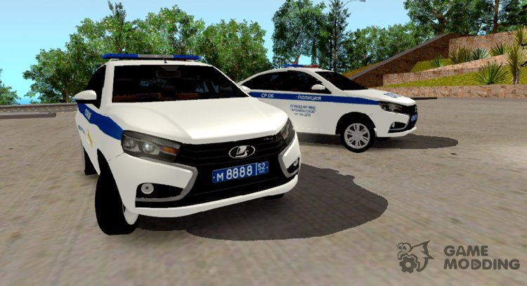 Lada Vesta - The Police for GTA San Andreas