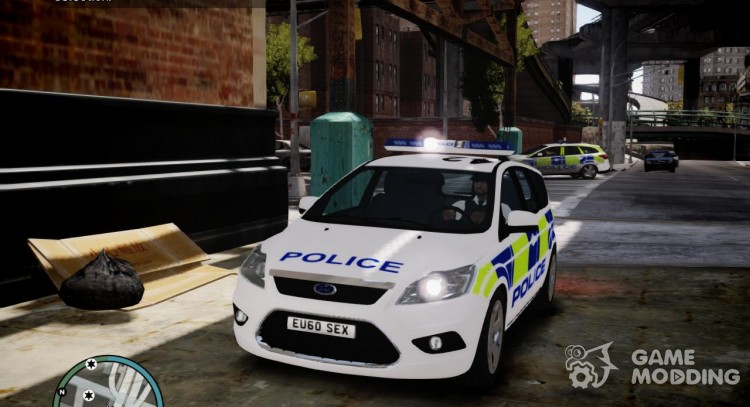Ford Focus Estate '09 police UK. для GTA 4