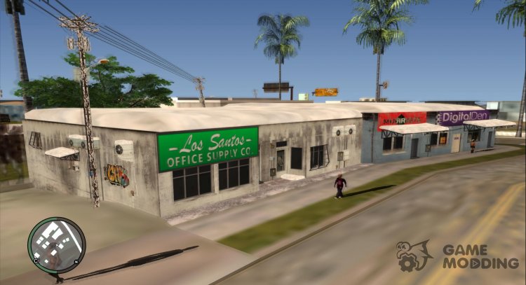 Winter Barber Shop для GTA San Andreas