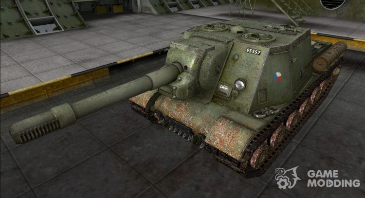The skin for the ISU-152 for World Of Tanks